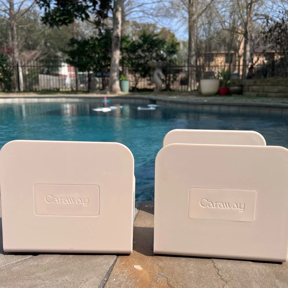 Caraway Magnetic Pot Pan Lid Holder Two Pieces